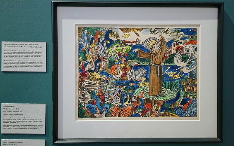Die Vogelpredigt, Franz von Zülow