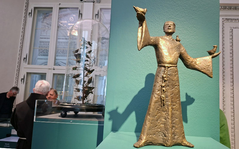 Der Hl. Franziskus mit Vögeln, Eva Mazzucco (1925-2013), um 1974/1975