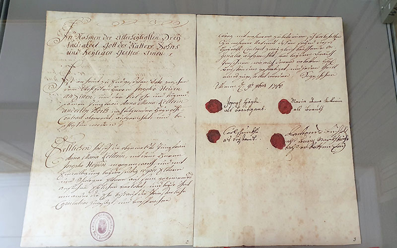 Der Heiratsvertrag der Haydns