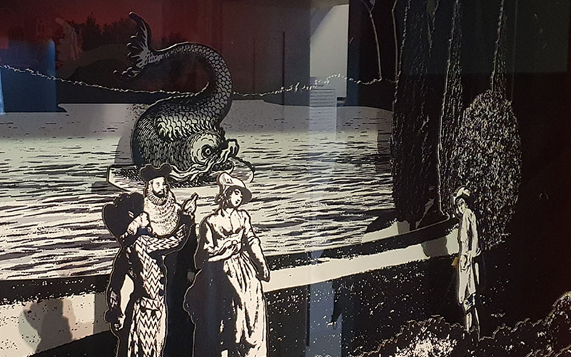 Blick auf die Szenerie