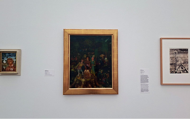 Auch einige Bilder der "Phantastischen Realisten" sind vertreten