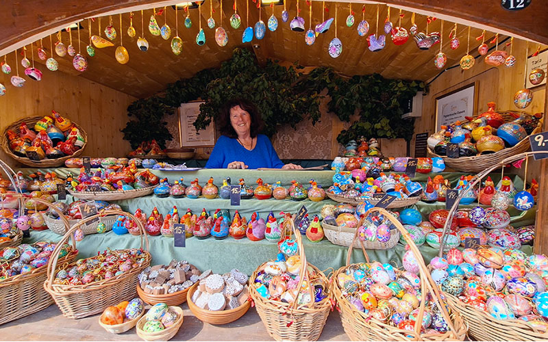 Auch hier gibt es ein großes Angebot an Osterdekorationen