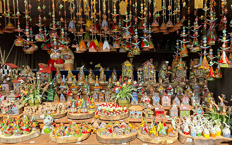 Bunte Osterdekoration