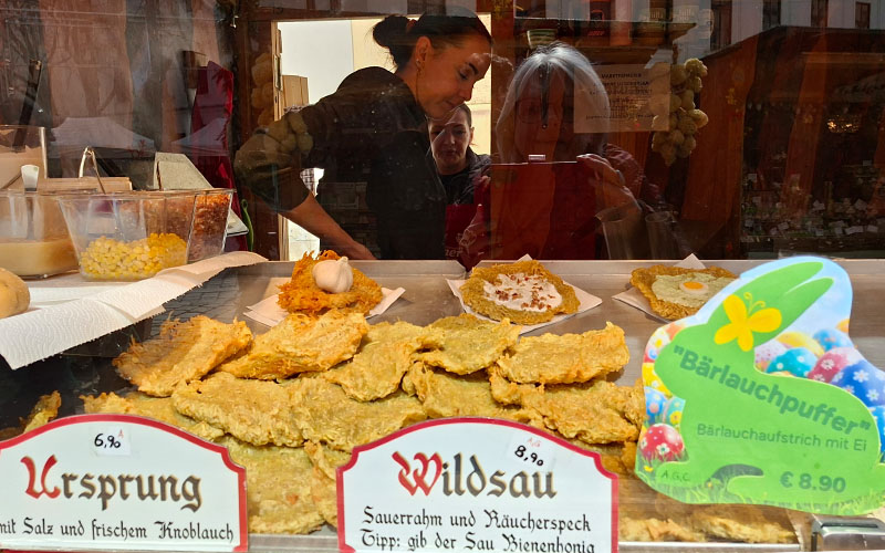 Handgemachte Erdapfelpuffer