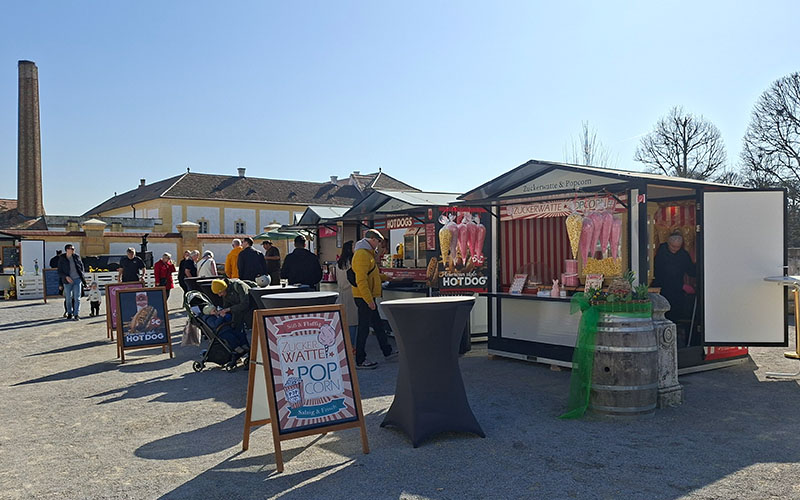 Hier gibt es auch noch andere Snacks zu erstehen