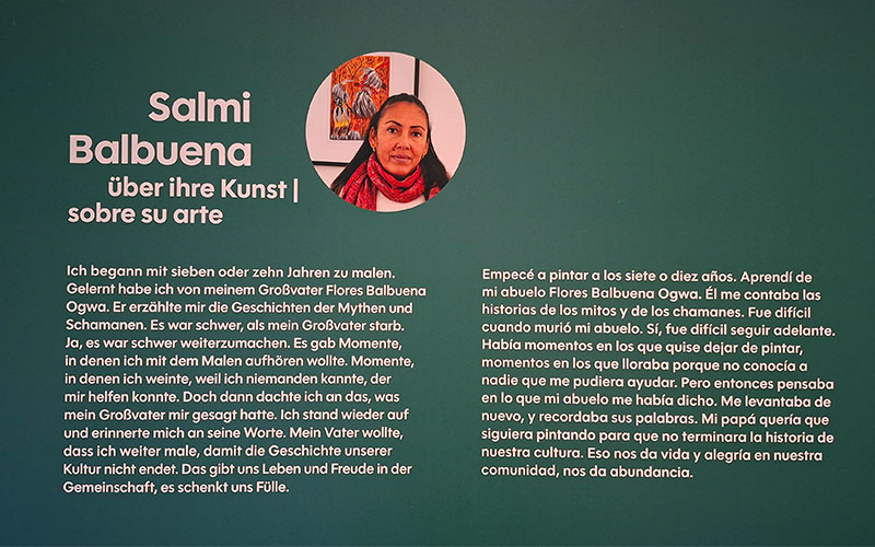 Die Künstlerin Salmi Balbuena