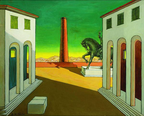 Giorgio Chirico, Piazza d'Italia con cavallo (Foto © Bildrecht Wien 2022)