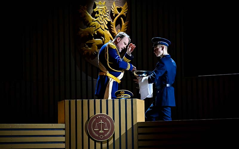 Vladislav, König von Böhmen: Tomasz Konieczny (Foto © Janaček Theater, Marek Olbrzymek)