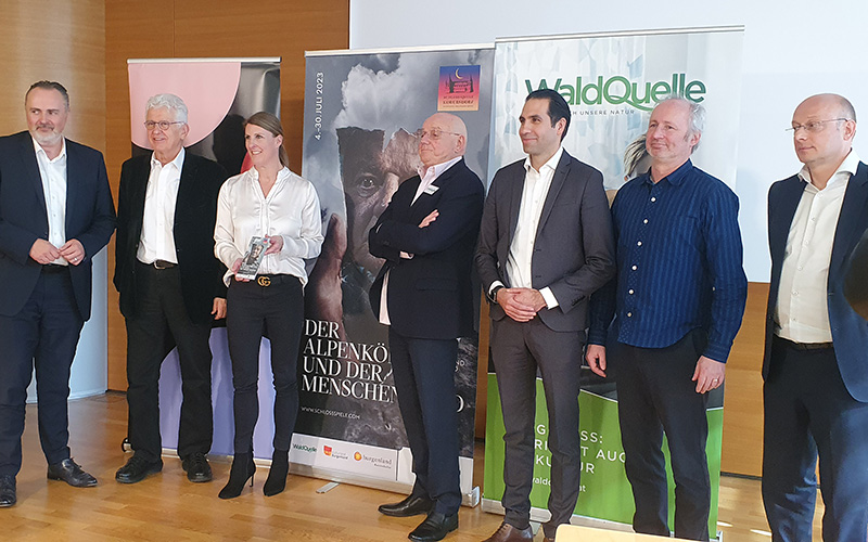 Bei der Pressekonfernz in Eisenstadt