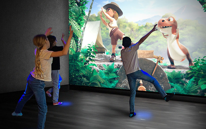 Jurassic Gamification Lab Playoke Dino Dance (Foto © Immersium Wien)