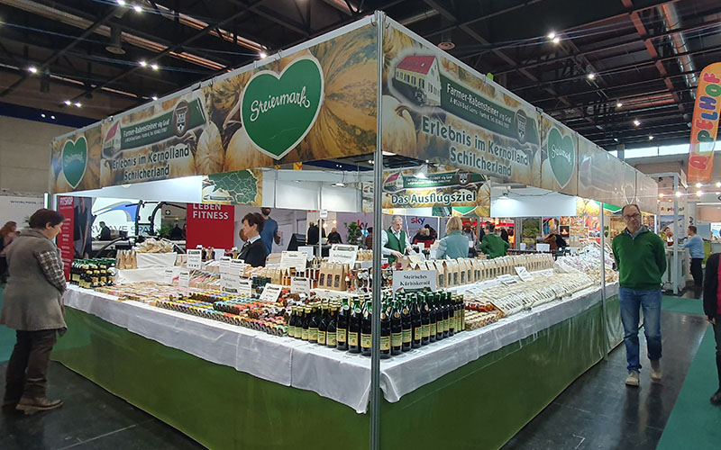 Und das Kürbiskernöl durfte nicht fehlen