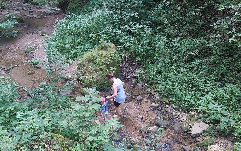 Ein Stück im Wasser laufen ...