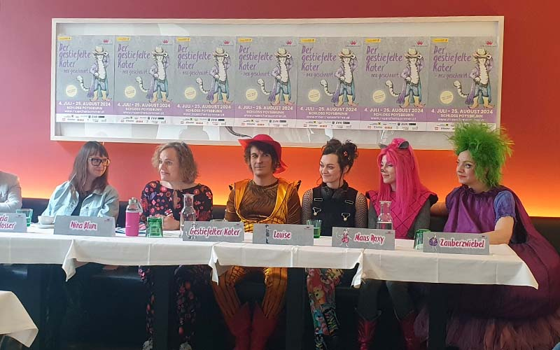 Das Leading Team des Märchensommers Poysbrunn bei der Pressekonferenz