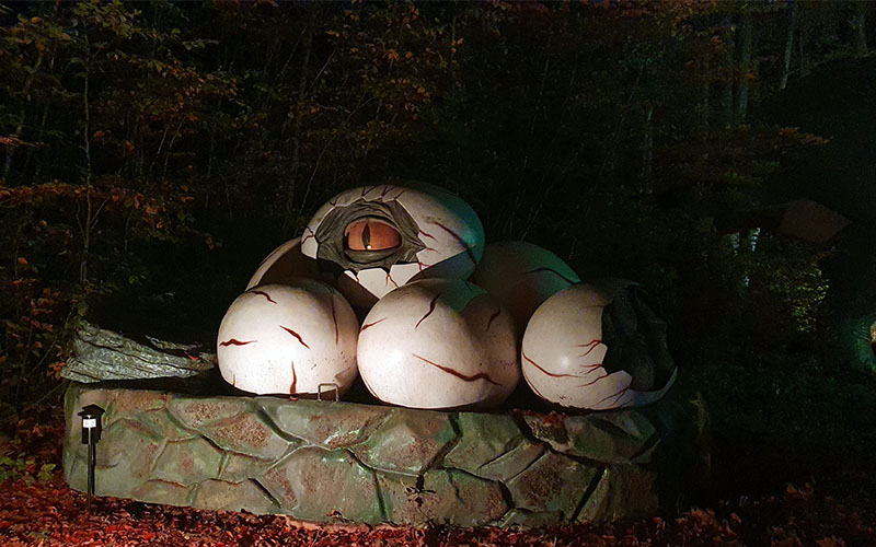 Auch ein Auge wacht über die Besucher