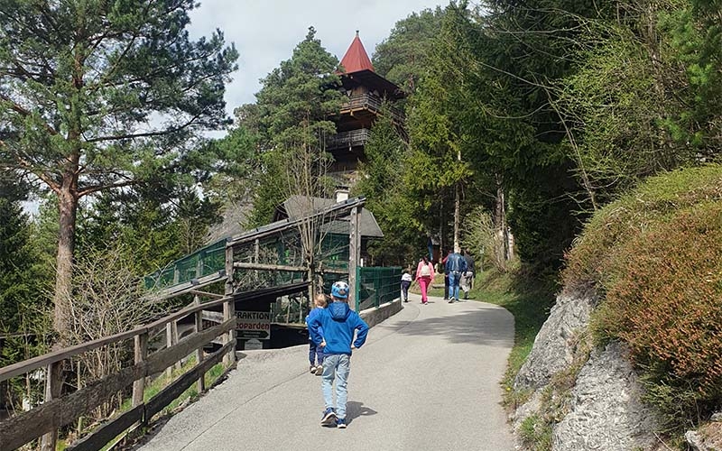Manchmal geht es recht steil hinauf