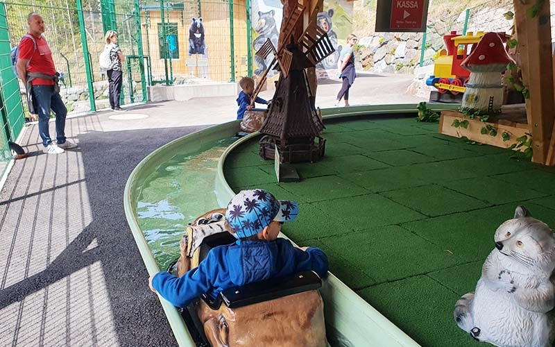 Die Wasserbahn im Kiddy Park