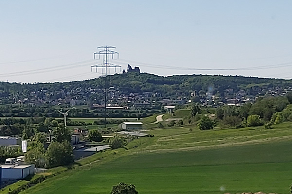 Blick vom Schneckenturm in die Umgebung