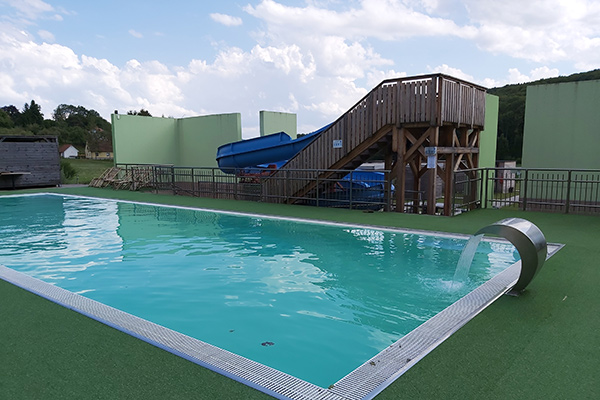 Der Swimmingpool - ideal an heißen Tagen