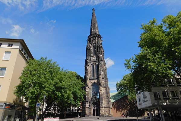 Die Christuskirche am Platz des Europäischen Versprechens (Foto © Dagmar Postel)