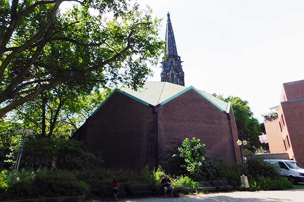 Die Christuskirche am Platz des Europäischen Versprechens (Foto © Dagmar Postel)