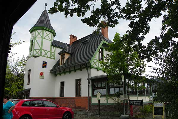 Blick auf den alten Spreewaldbahnhof
