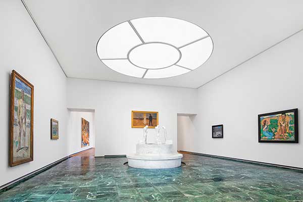 Museum Folkwang, Altbau, Minnebrunnen, Munch, Hodler (Foto © Giorgio Pastore) 