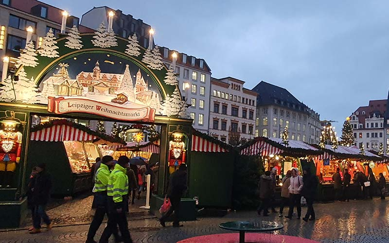 Hier findet in der Vorweihnachtszeit Leipzigs größter Weihnachtsmarkt statt