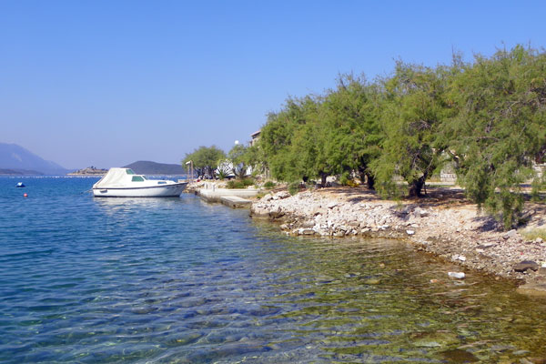 Am Strand von Brijesta