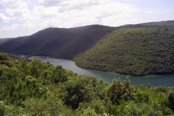 Blick in den Limski Fjord