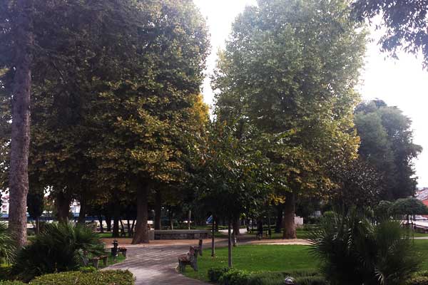 Ein kleiner Park in Metković 