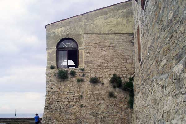 Blick auf das Belvedere in Novigrad