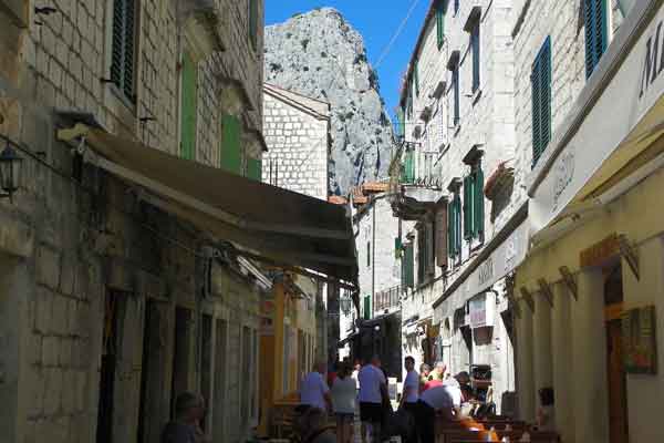 In der Altstadt von Omiš