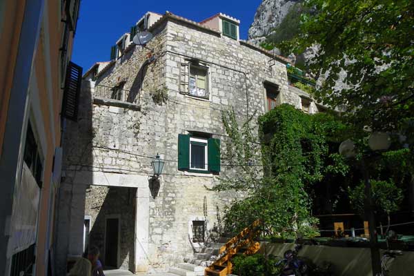 In der Altstadt von Omiš 