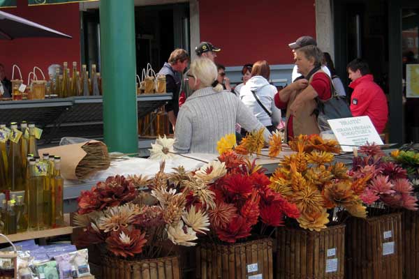 Am Markt von Rovinj