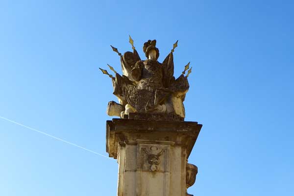 Detail beim Eingang zum Schloss Esterházy