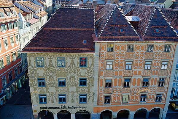 Das Luegghaus am Hauptplatz (Foto © Graz Tourismus, Hans Wiesenhofer) 