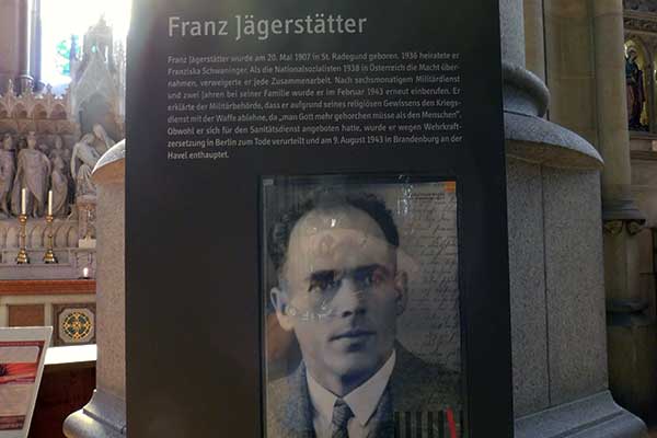 Im Neuen Dom wird auch an Franz Jägerstätter gedacht 