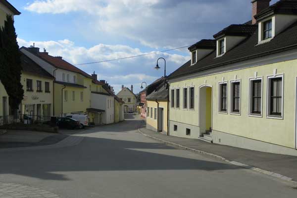 Blick in die Gassen von Maissau