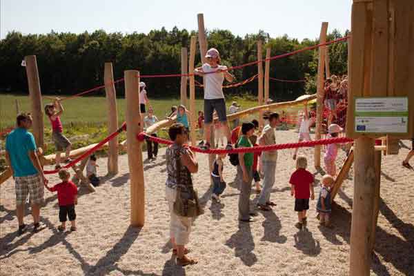 Spielplatz beim Nationalparkhaus (Foto © Nationalpark Thayatal, D. Manhart)