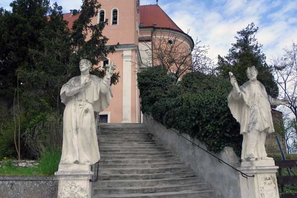 Die Pfarrkirche von Poysdorf