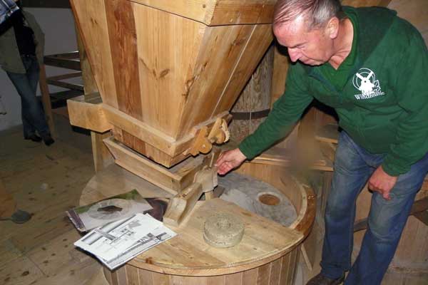 Im Inneren der Windmühle