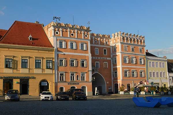 Das Verderberhaus am Hauptplatz von Retz