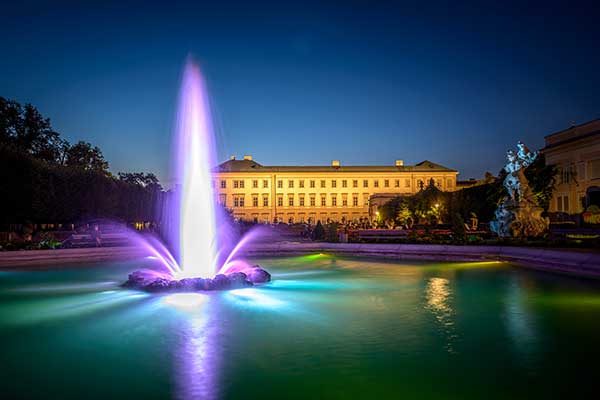 Schloss Mirabell in der Nacht (Foto © Salzburg Tourismus)