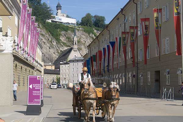 Mit dem Fiaker durch Salzburg 