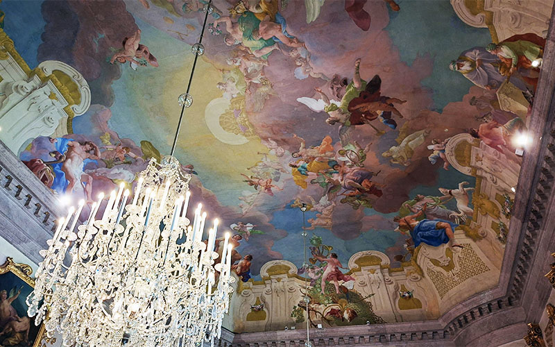 Der Blick zur Decke lohnt