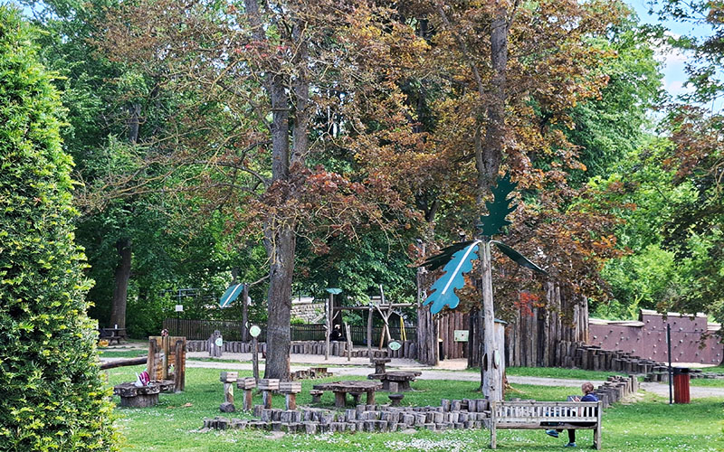 Der Naturspielplatz im Park