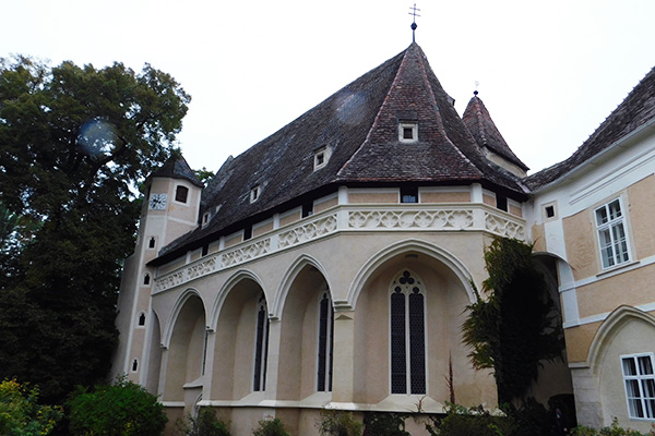 Blick zur Kirche