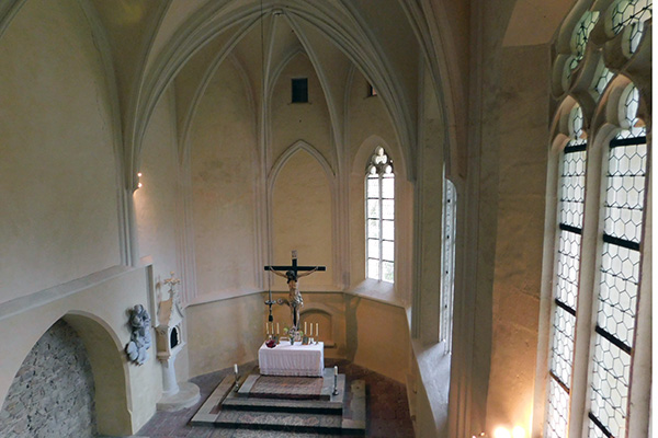 Blick ins Innere der Kirche