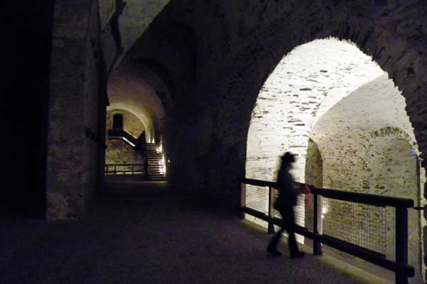 In den Kellern der Bibersburg