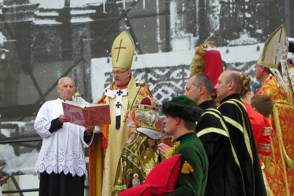 Bei der Krönung Maria Theresias 